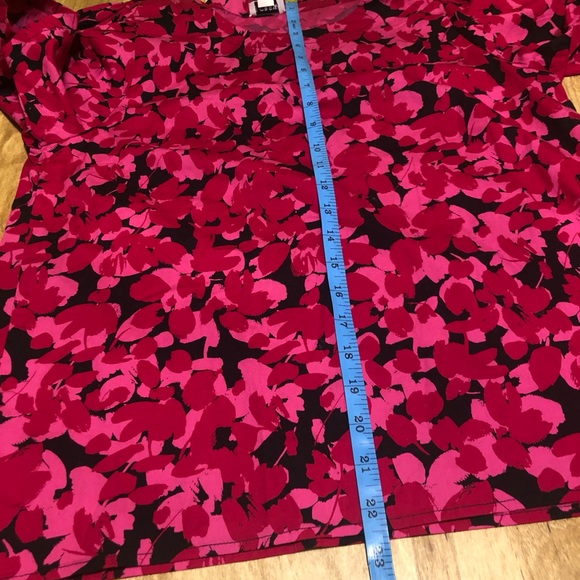 NWT $60 USD J Crew Red Pink Puff-Sleeve Top In Cotton Poplin Womens Size Small - Picture 6 of 9